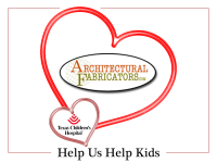 Architectural Fabricators is Sharing Valentine’s Love at Texas Children’s